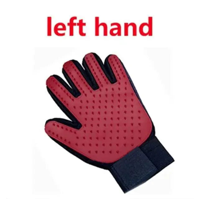 New Efficient Pet Grooming Cleaning Gentle Brush Gloves Pet Hair Remover Gloves