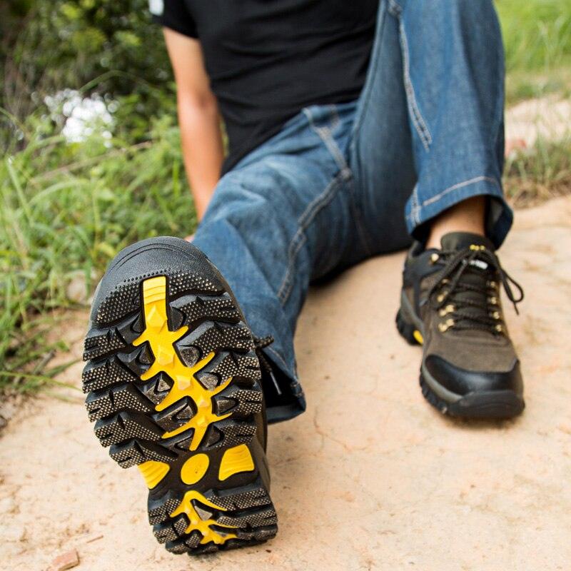 Neue Mode Outdoor Herren-Sneaker Wasserdichte Schuhe Herren Freizeitschuhe Wasserdichte Wanderstiefel Leichte Outdoor-Schuhe Outdoor-Laufschuhe Schnürsenkel Rutschfeste Freizeitschuhe
