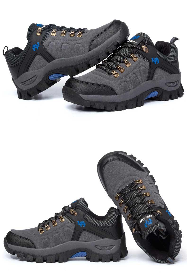 Neue Mode Outdoor Herren-Sneaker Wasserdichte Schuhe Herren Freizeitschuhe Wasserdichte Wanderstiefel Leichte Outdoor-Schuhe Outdoor-Laufschuhe Schnürsenkel Rutschfeste Freizeitschuhe