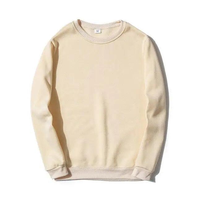 New Fashion Solid Sweatshirts Autumn Winter Warm Fleece Sweatshirt Fashion Women Solid Sweatshirts Autumn Women Tops Couple Hip Hop Pullover