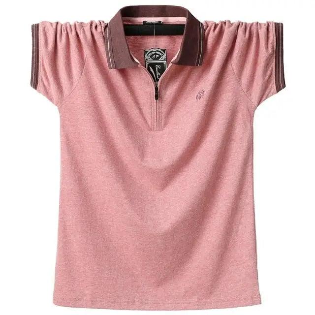 New Fashion Vintage Polo Men Soft Cotton Breathable Men Polo Shirt Men Polo Double Side Slim Fit  Short Sleeve Polo T-Shirt Casual Slim Fit Men Pure Breathable Tee Tops Comfortable Shirt