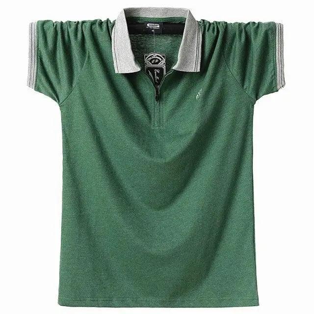 New Fashion Vintage Polo Men Soft Cotton Breathable Men Polo Shirt Men Polo Double Side Slim Fit  Short Sleeve Polo T-Shirt Casual Slim Fit Men Pure Breathable Tee Tops Comfortable Shirt
