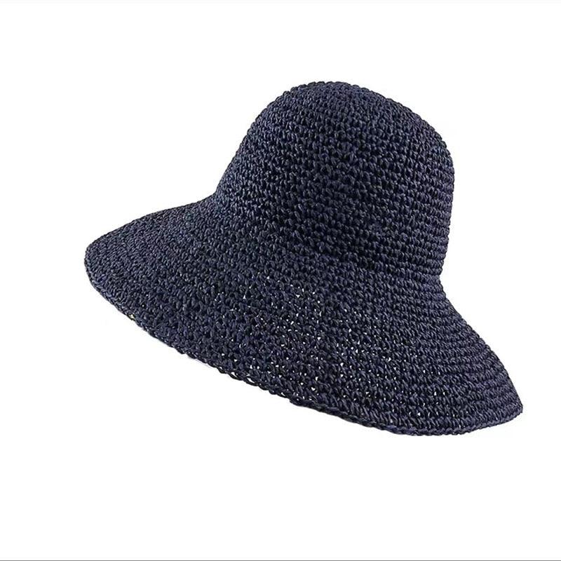 New Girl Sun Hat Unique Trendy Women's Sun Protection Hat Wide Brim Floppy Summer Hats Women Retro Casual Straw Bucket Hat Comfortable Soft Every Day Travel Hat - ThisandThatShoppe