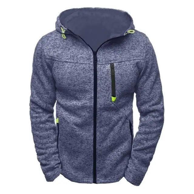 Herren Kapuzenpullover Fleece-Cardigan mit Kapuze Jacke Herren Hoodies Sweatshirts Pullover Herren Hoodie Sweatshirt Jacken Leichter Freizeit-Sweatshirt Langarm-Hoodie für Herren