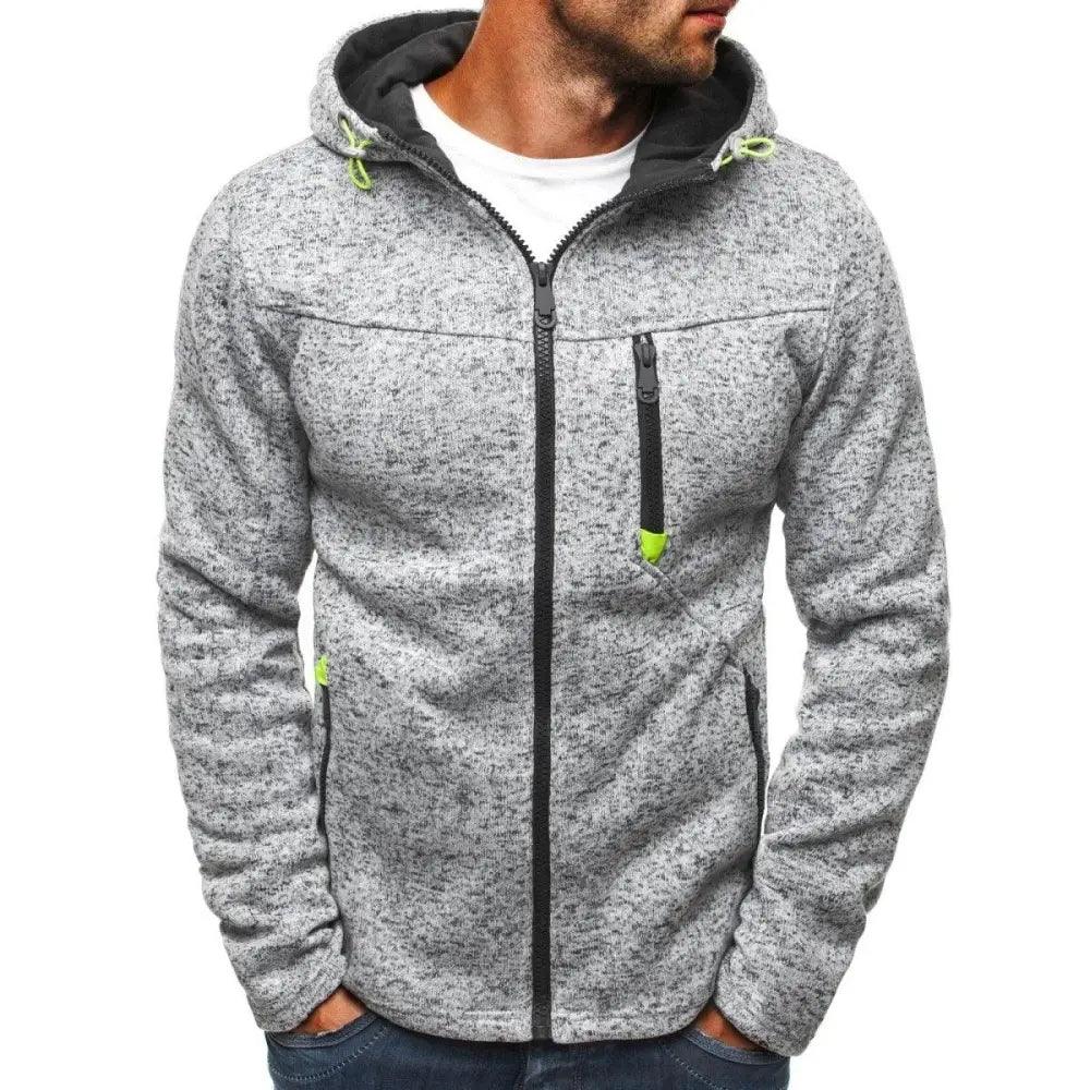 Herren Kapuzenpullover Fleece-Cardigan mit Kapuze Jacke Herren Hoodies Sweatshirts Pullover Herren Hoodie Sweatshirt Jacken Leichter Freizeit-Sweatshirt Langarm-Hoodie für Herren