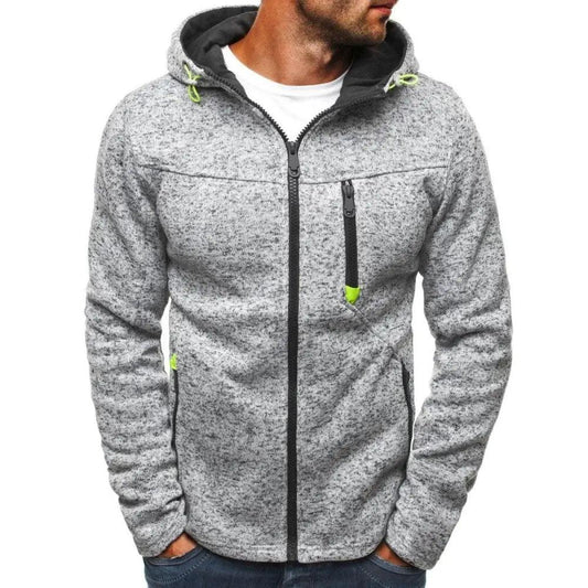 Herren Kapuzenpullover Fleece-Cardigan mit Kapuze Jacke Herren Hoodies Sweatshirts Pullover Herren Hoodie Sweatshirt Jacken Leichter Freizeit-Sweatshirt Langarm-Hoodie für Herren