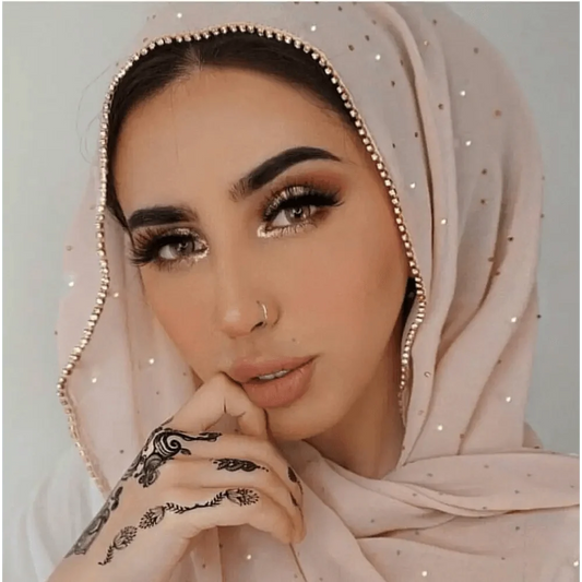 New Luxurious Gold Chiffon Head Scarf Solid Soft Long Muslim Scarves For Women Hijab Musulman Female Shawl and Wrap