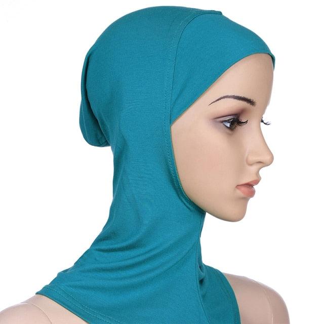 New Luxury Fashion Winter Soft Colorful Inner Hijab Cap Muslim Turban Hijab Caps Muslim Under Scarf  Women Lightweight Hijab Bonnet Muslim Women Elegant Scarf Turbans Head For Women Women's Hijabs Hijab Caps Hat For Women