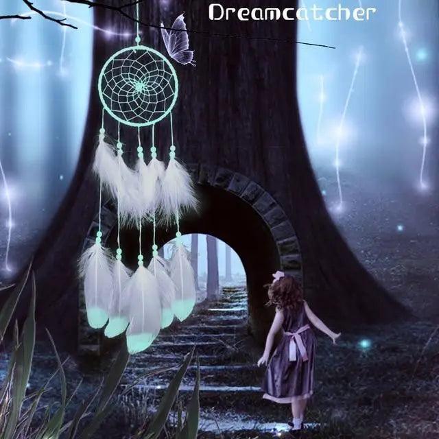New Luxury Original Silver Gray Dream Catcher 2 Ring Feather Hanging Art Gifts To Bestie Friends Creative Valentine's Day Gifts