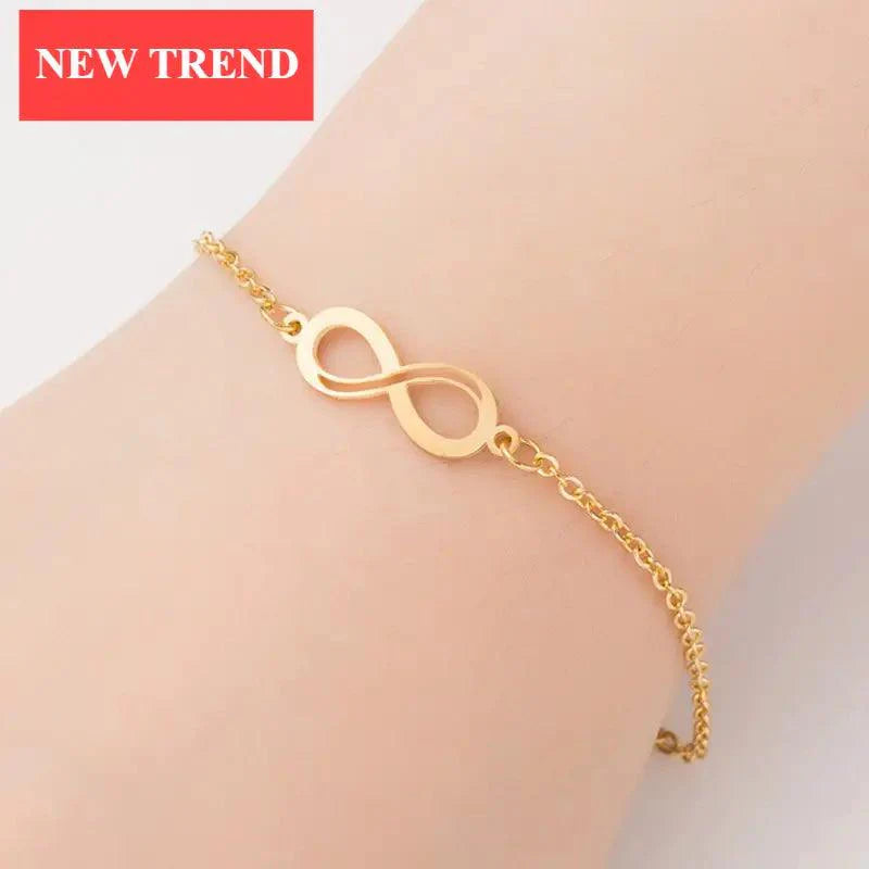 New Modern Elegant Stainless Steel Luxury Bracelet For Women Lovely Animal Butterfly Elephant Strand Bracelets Bangles Jewelry Accessories