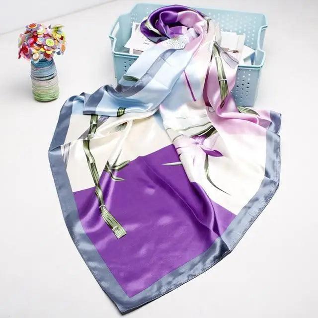 New Silk Scarf  Long Large Shawls Wraps Winter Neck Scarves For Women  Women Soft Scarves Shawl Long Scarf Wrap Scarves