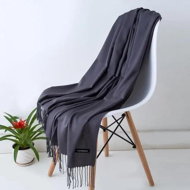 New Stylish Winter Scarf For Ladies Shawls And Wraps Neck Scarves Women Female Stoles Casual Wear Pashmina Scarf and Shawl Soft Women Pashminas