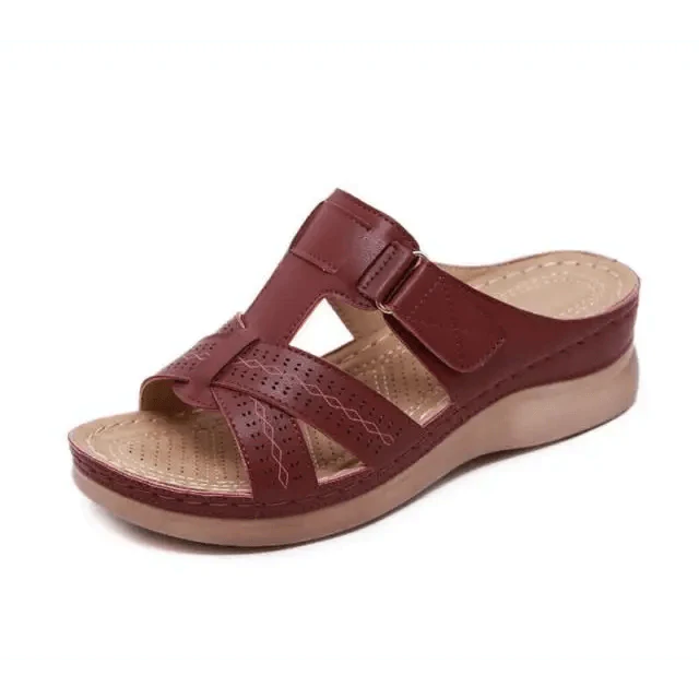 New Summer Fashion Slipper 2021 Buckle Strap Slippers with Comfortable Heel Indoor Outdoor Beach Sandals For Women