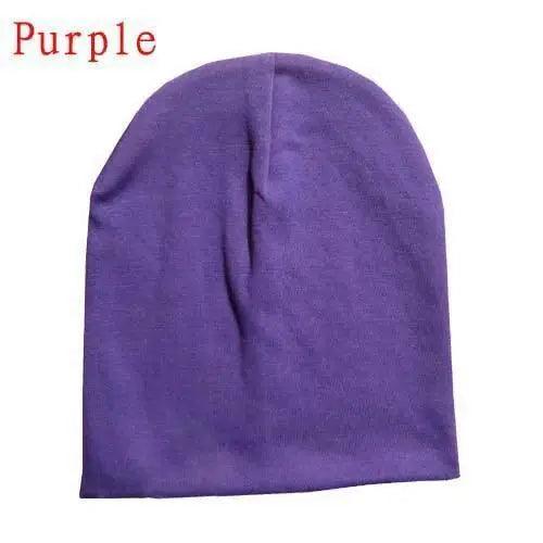 New Trendy  Baby Street Dance Hip Hat Cotton Spring Autumn Toddler Cap Scarf For Boys Girls Winter Warm Solid Color Children Hat Men's Winter Hat Warm Orange Yellow Red Blue Black Knitted Casual Hat
