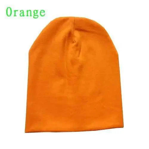 New Trendy  Baby Street Dance Hip Hat Cotton Spring Autumn Toddler Cap Scarf For Boys Girls Winter Warm Solid Color Children Hat Men's Winter Hat Warm Orange Yellow Red Blue Black Knitted Casual Hat