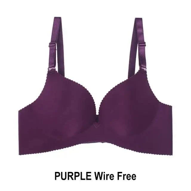 New Trendy Seamless Bras For Women Fashion Push Up Bra Wire Free Lingerie 3/4 Cup Bralette Cotton Underwear Brassiere