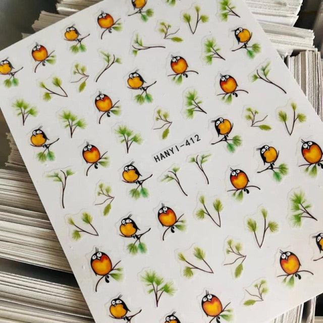 Newest Cats 3D Nail Art Sticker Decal Template Nail Tool Decorations Cute Nail Stickers for Kids and Little Girls Sheets Self Adhesive Nail Art Stickers 3D Animal Nail Decals Nail Art Decoration Set Including Cat Dog Strawberry Bear Chick Bunny Pat