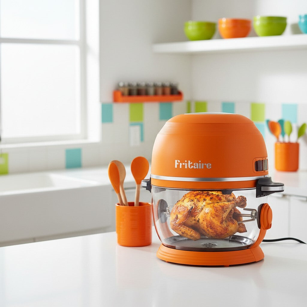 Friteuse à air autonettoyante™ et friteuse à air non toxique™ - Orange