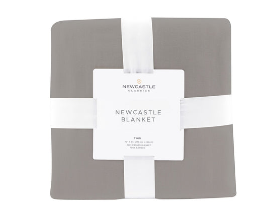 Oversized Twin Bamboo Muslin Blanket Grey Lightweight
