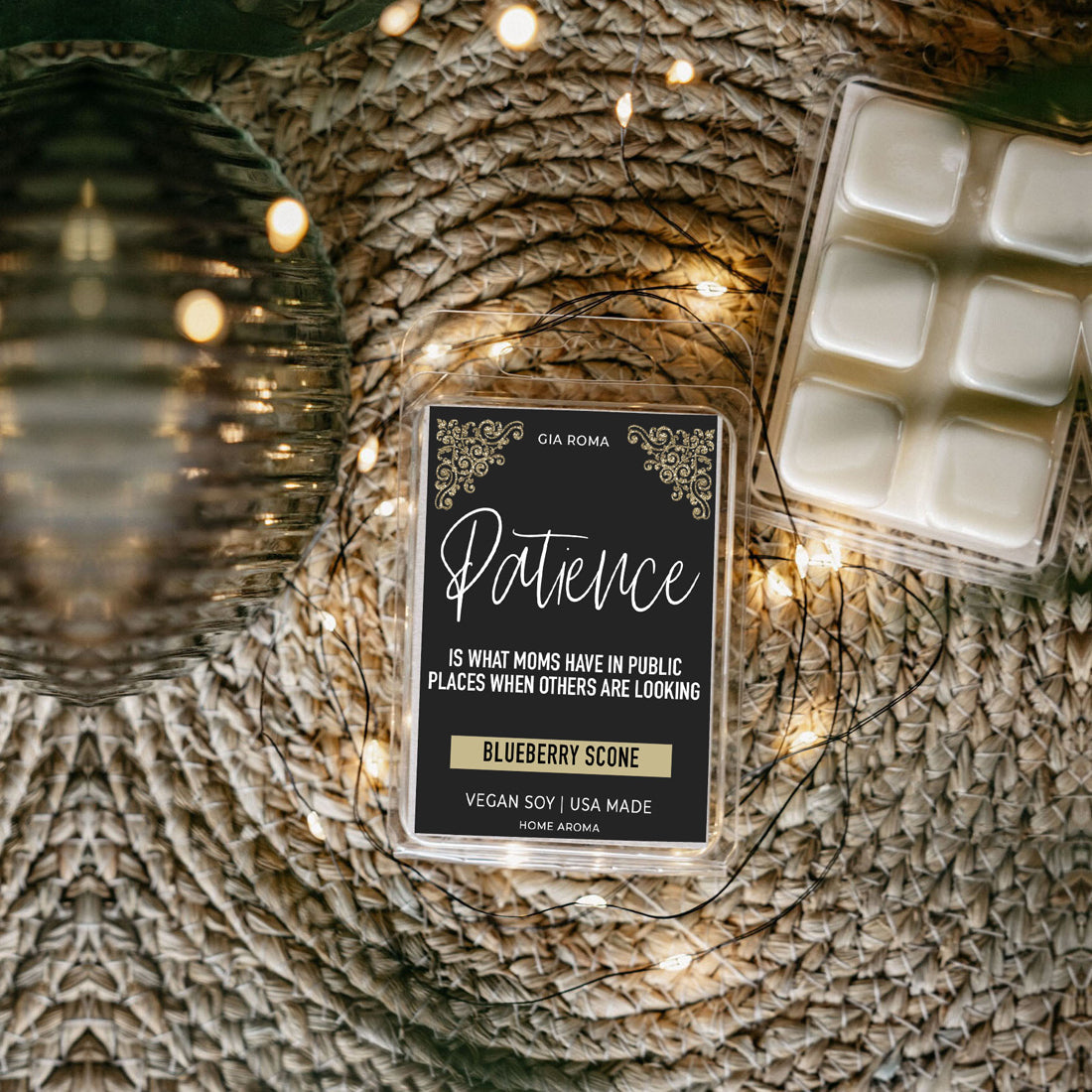 Heidelbeer-Scone Duftkerzen-Geschenkset für Mama, frisch gebackenes englisches Quickbread, süß-säuerliches Aroma