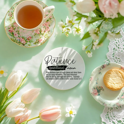 Adulting Coaster Geschenkset 6er-Pack Lustige Zitat-Untersetzer für Bartheken-Dekoration und Präsentation