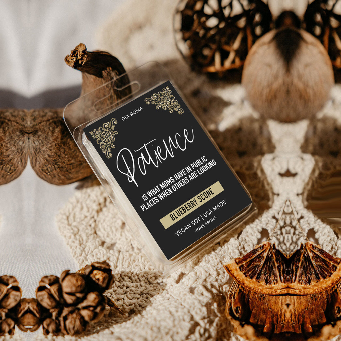 Heidelbeer-Scone Duftkerzen-Geschenkset für Mama, frisch gebackenes englisches Quickbread, süß-säuerliches Aroma