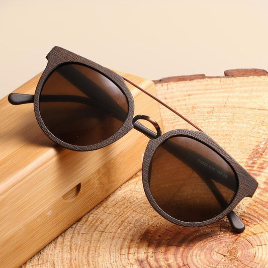 Polarized Wooden Coated Floating Sunglasses Mens Womens vintage Eyewear Popular Lightweight frames Elegant Vintage Acetate Wood Sunglasses For Men/Women New Colorful Frames Quality Frames