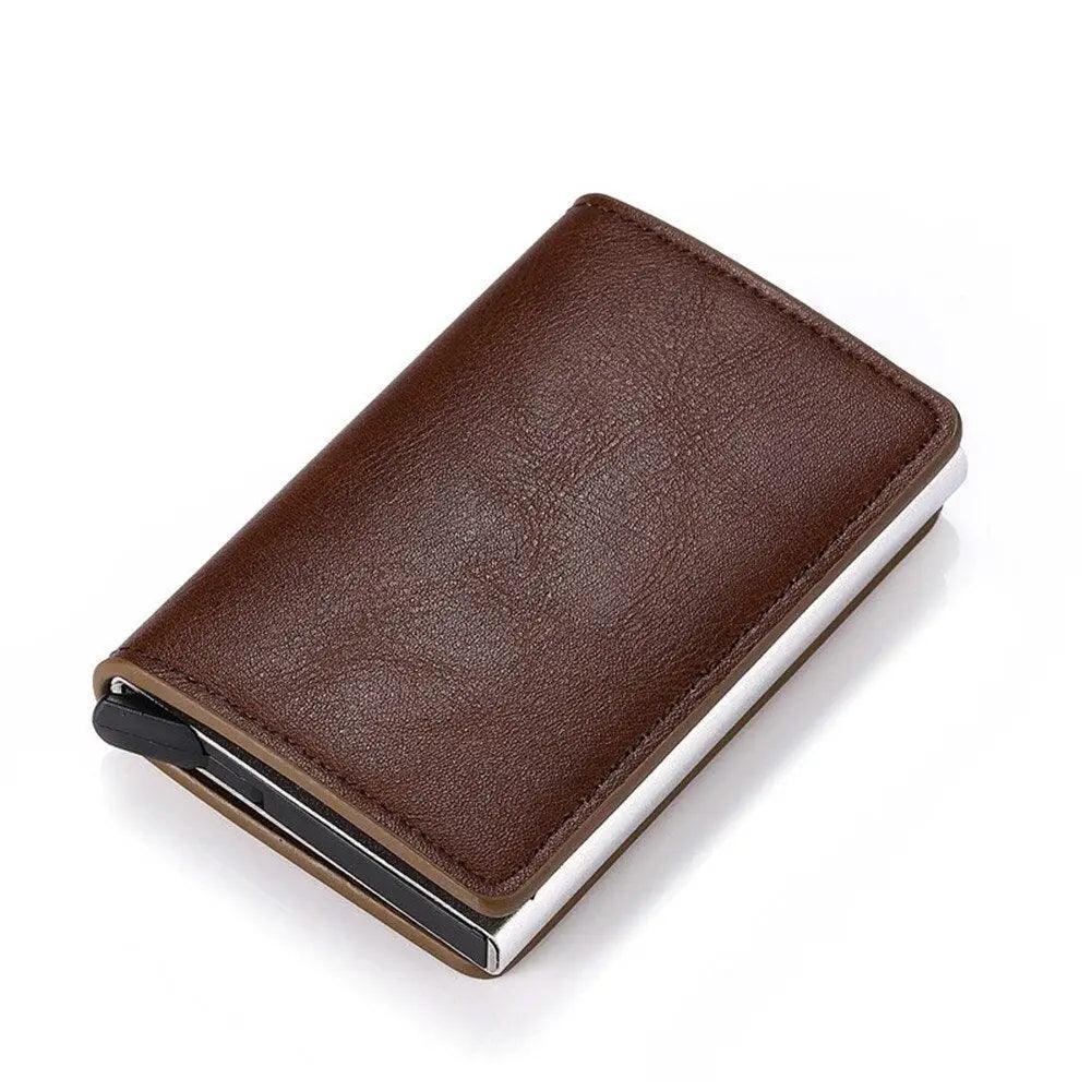 Pop Up Mini Wallet Metal Business Wallet For Man And Women Smart Slim Wallet Holder Excellent Gift For Businessman