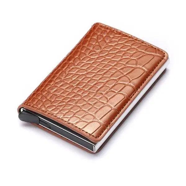 Pop Up Mini Wallet Metal Business Wallet For Man And Women Smart Slim Wallet Holder Excellent Gift For Businessman