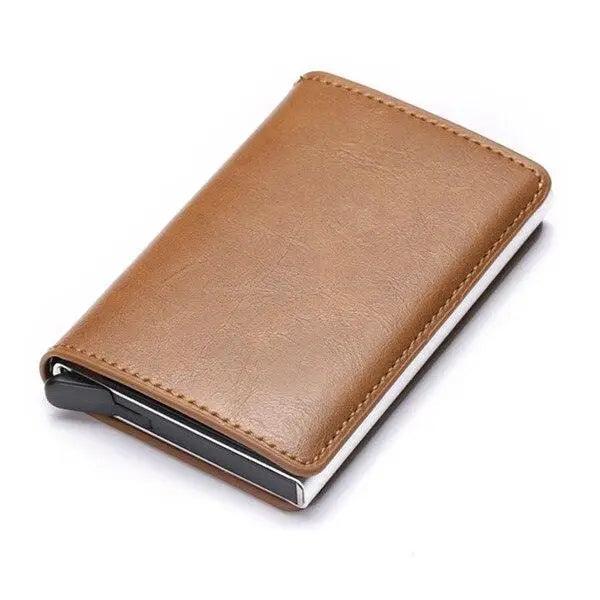 Pop Up Mini Wallet Metal Business Wallet For Man And Women Smart Slim Wallet Holder Excellent Gift For Businessman