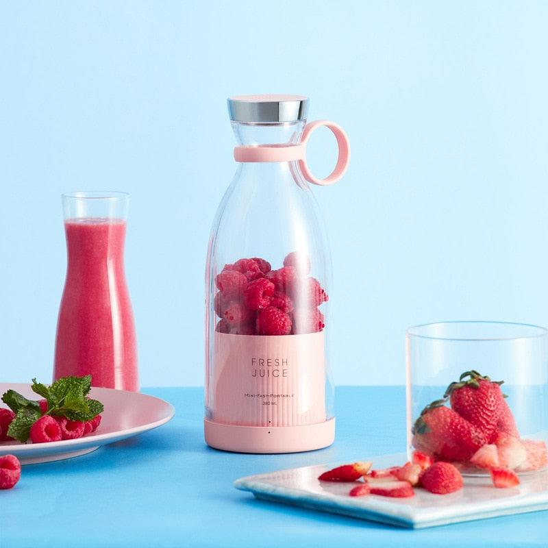 Portable Electric Juicer Blender Usb Mini Fruit Mixers Juicers Fruit Extractors Food Milkshake Multifunction Juice Maker Machine Personal Size Small Blender for Shakes Juice & Smoothies Mini Blender