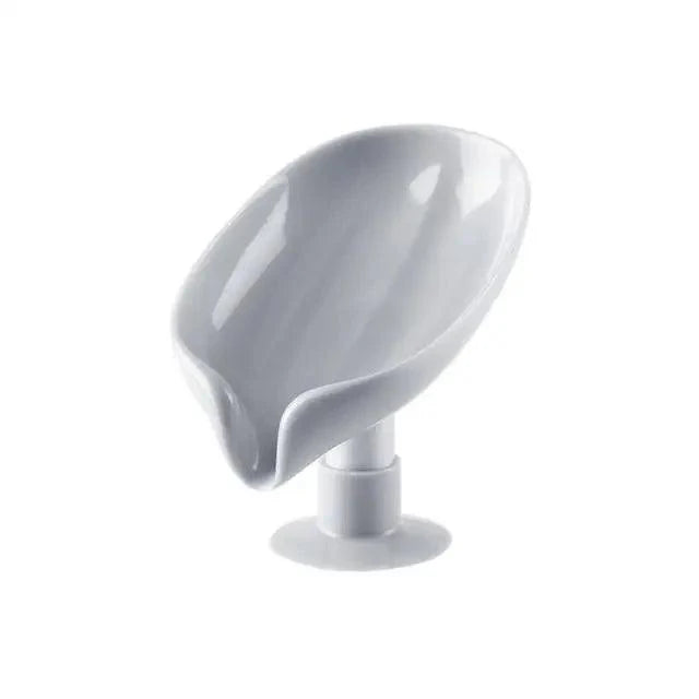 Portable Soap Dish Leaf Shape Soap Holder Leaf Shaped Soap Box Soap Dish For Bathroom Suction Cup Bathroom Storage For Soap Soap Dishes Sponge Container with Suction Cup Leaf Shape Self Draining for Bathroom Kitchen Sink