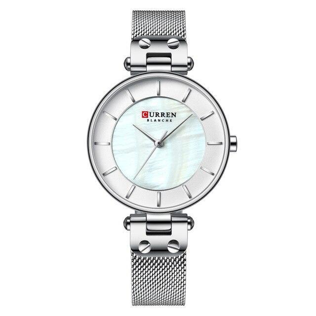 Women's Luxury Watches In Excellent Background And Zircon Designs Business Style Wristwatch Perfect Gift For Her