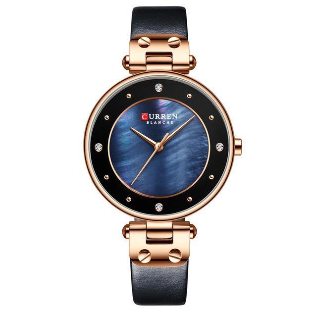 Women's Luxury Watches In Excellent Background And Zircon Designs Business Style Wristwatch Perfect Gift For Her