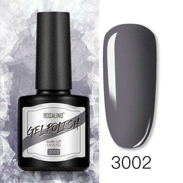 Modern Womens Glossy Colorful 8ml Nail Gel Polish Permanent UV LED  High Quality Crystal Effect Design
