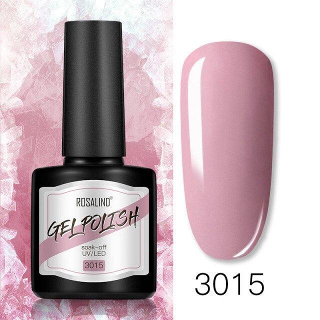 Modern Womens Glossy Colorful 8ml Nail Gel Polish Permanent UV LED  High Quality Crystal Effect Design