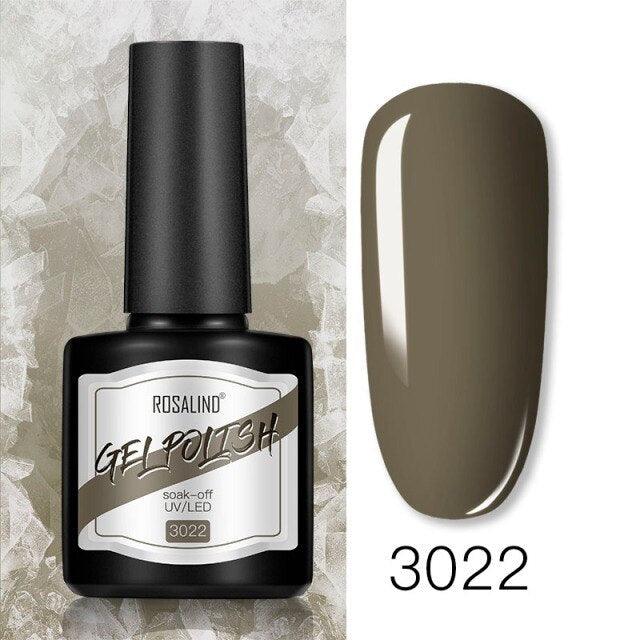 Modern Womens Glossy Colorful 8ml Nail Gel Polish Permanent UV LED  High Quality Crystal Effect Design
