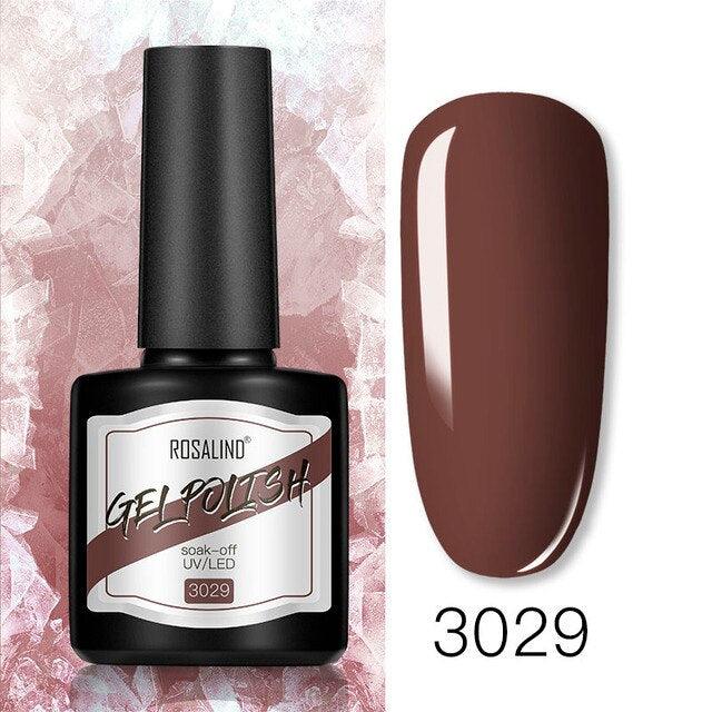 Modern Womens Glossy Colorful 8ml Nail Gel Polish Permanent UV LED  High Quality Crystal Effect Design
