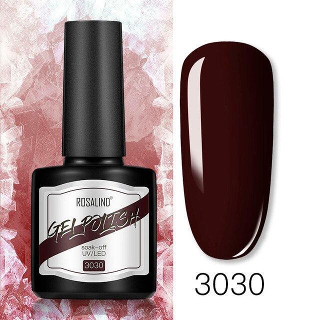 Modern Womens Glossy Colorful 8ml Nail Gel Polish Permanent UV LED  High Quality Crystal Effect Design
