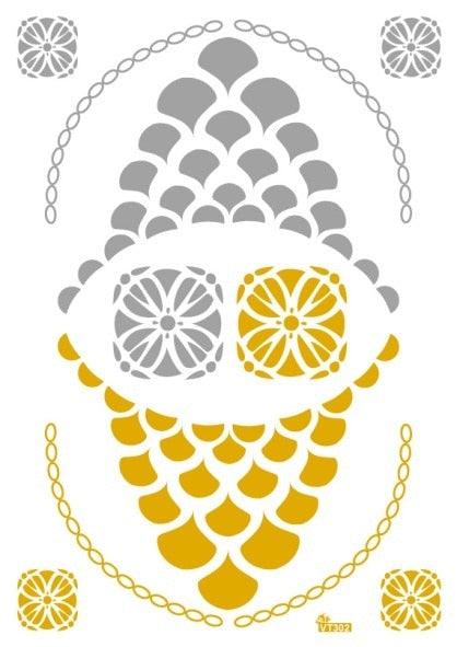 Luxury Metallic Temporary Tattoo Gold Silver Flower Sticker Long Lasting Gold Design For Womens