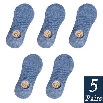Women's Cute Cotton Invisible No Show Non-Slip Summer Candy Solid Color Silicone Short Socks Fashion Thin Ankle Boat Socks