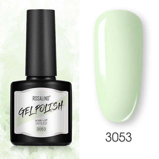 Modern Womens Glossy Colorful 8ml Nail Gel Polish Permanent UV LED  High Quality Crystal Effect Design
