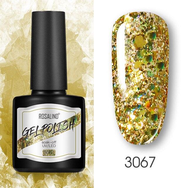 Modern Womens Glossy Colorful 8ml Nail Gel Polish Permanent UV LED  High Quality Crystal Effect Design
