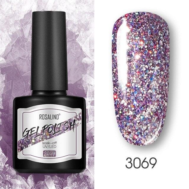 Modern Womens Glossy Colorful 8ml Nail Gel Polish Permanent UV LED  High Quality Crystal Effect Design
