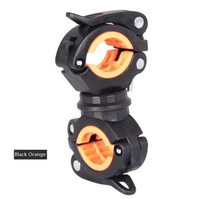 Bicycle Light Bracket Bike Lamp Holder LED Headlight Pump Stand Quick Release Mount 360 Degree Rotatable Universal Flashlight Mount Holder Mount Bicycle Mounting Bracket Flashlight Holder