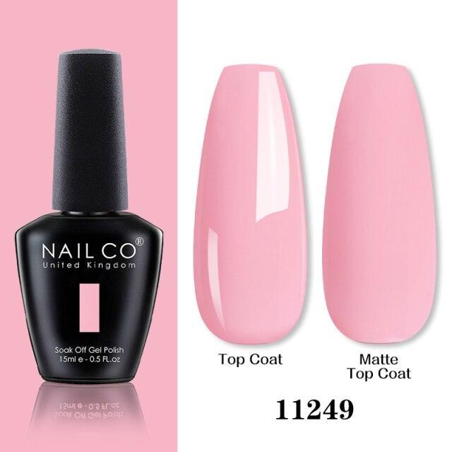 Womens Gel Nail Polish Multi Glossy and Matte Colors Elegant Manicure Design For Womens