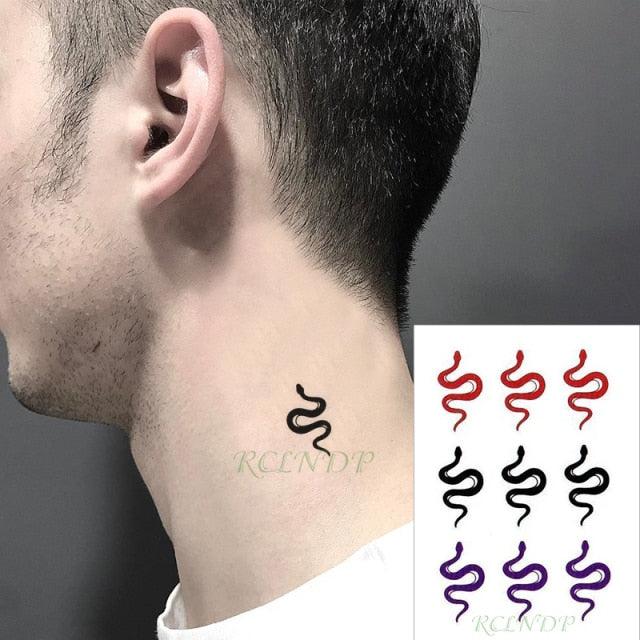 Waterproof Animal Temporary Tattoo Sticker Wolf Modern Tatoo Foot Neck Luxury Tattoos For Men Women