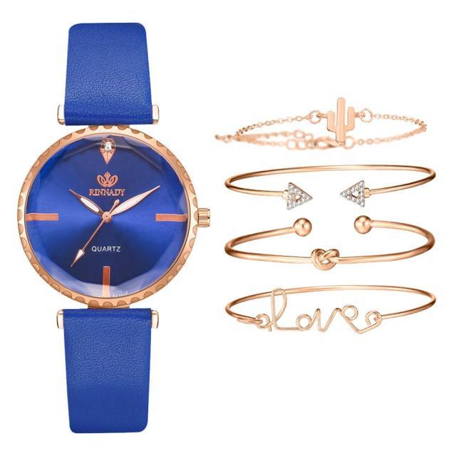 Elegant Style Fashion Womens Watch Luxury Leather Band Analog Quartz Wrist Watch Women Dress Leather Band Thin Minimalist Casual Simple Dress Analog Quartz Wristwatch