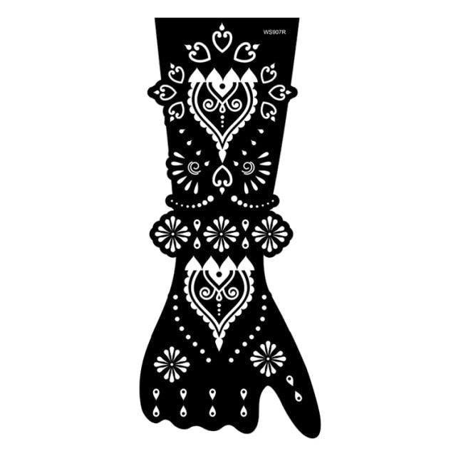 Womens Rose Tattoo Temporary Waterproof Body Tattoos Luxury Flower Design Modern Sticker