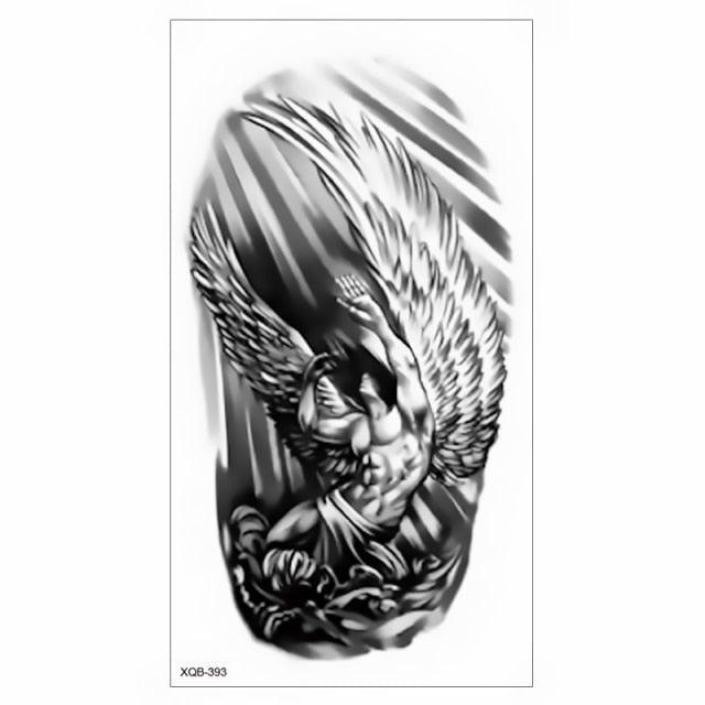 Big Tiger Lion Waterproof Temporary Sticker Tattoo Arm Legs Fake Tattoo Stickers For Adults Realistic Luxury Design For Mens Womens